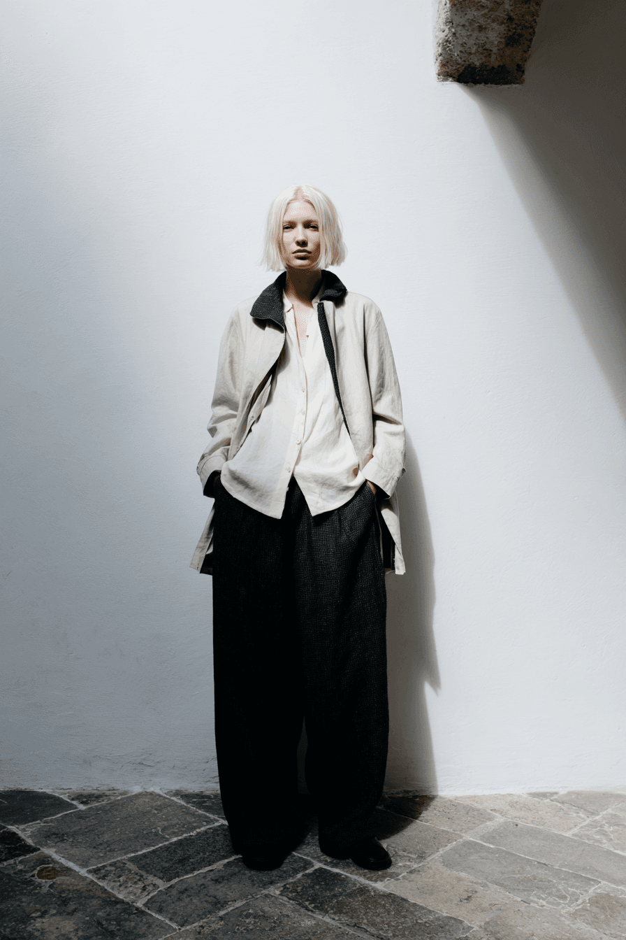 Wrinkle Knit Top Styling