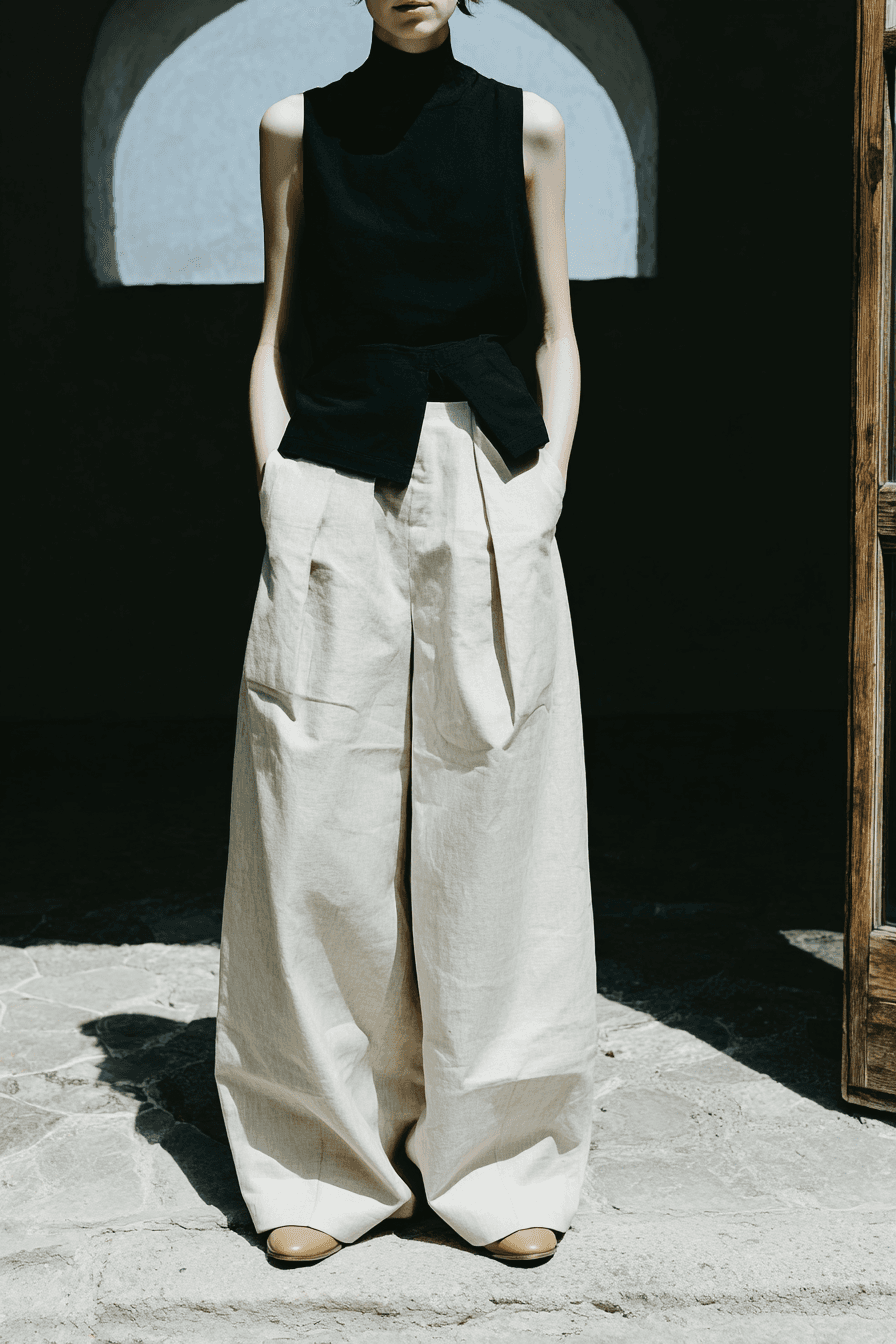 Wide Trousers Look